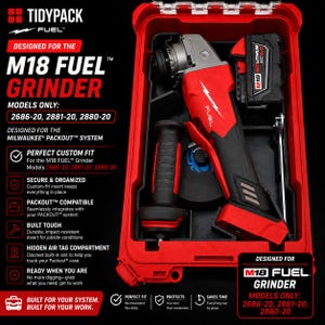 M18 Grinder Organizer for Milwaukee Compact Packout