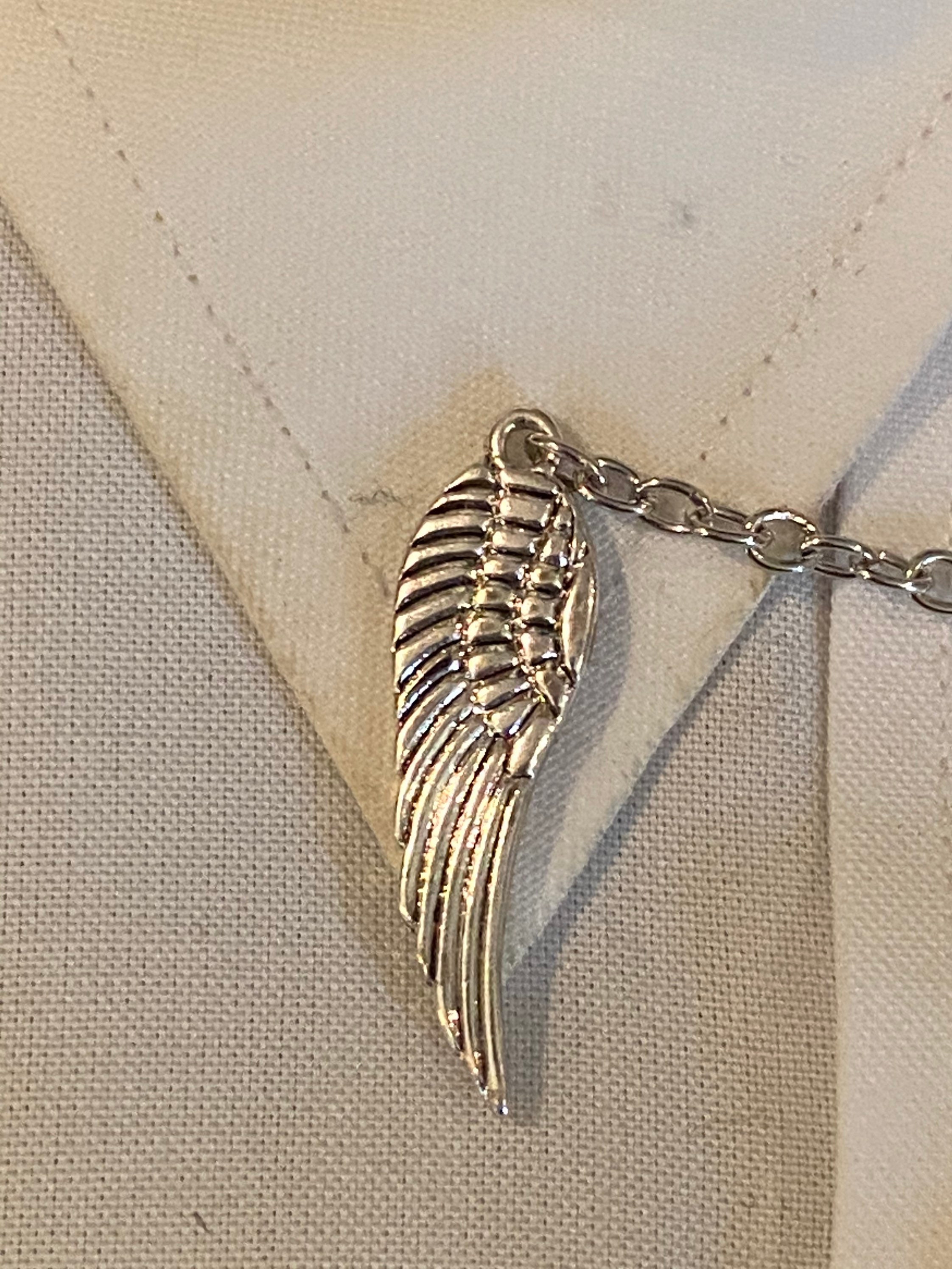 Sweater Clips Silver Wings Sweater Clip Cardigan Clasp Wing 