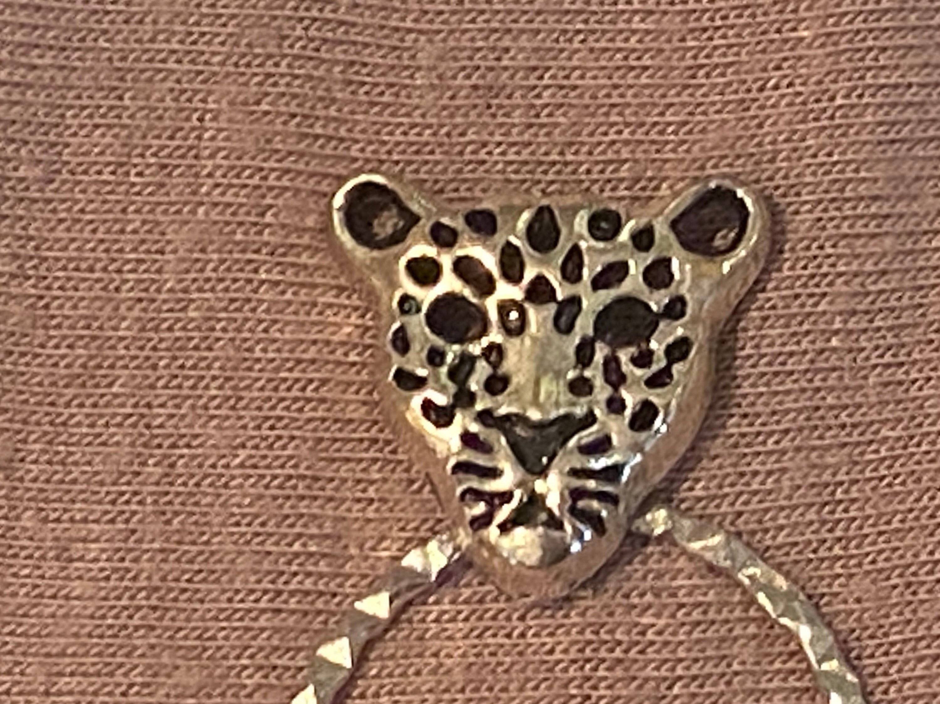 Eyeglass holder Sunglasses holder Badge holder Leopard Etsy