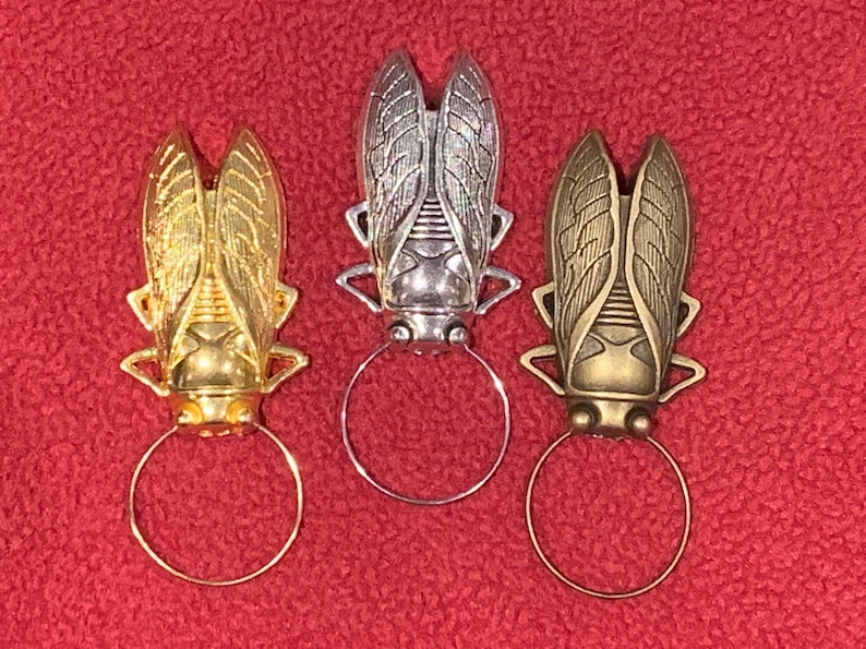 Eyeglass holder, Sunglasses holder, Badge holder - Fly in Gold, Eyeglass holder, Sunglasses holder, Badge holder - Fly in Gold,