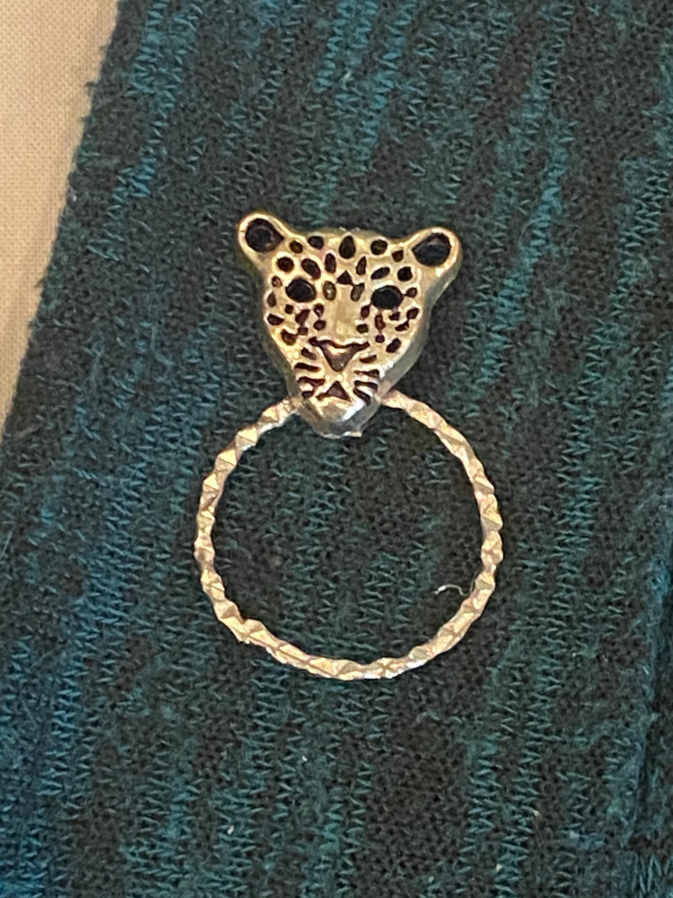 Eyeglass holder Sunglasses holder Badge holder Leopard Etsy