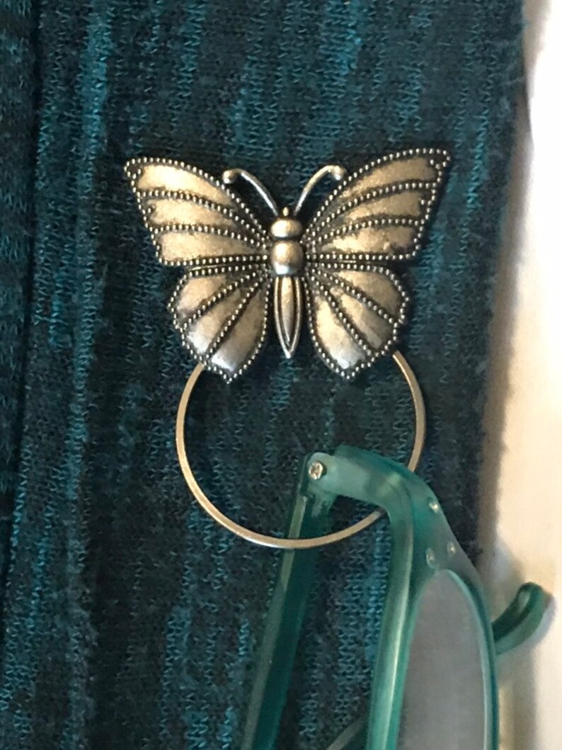Eyeglass Holder Sunglasses Holder Badge Holder Butterfly Etsy