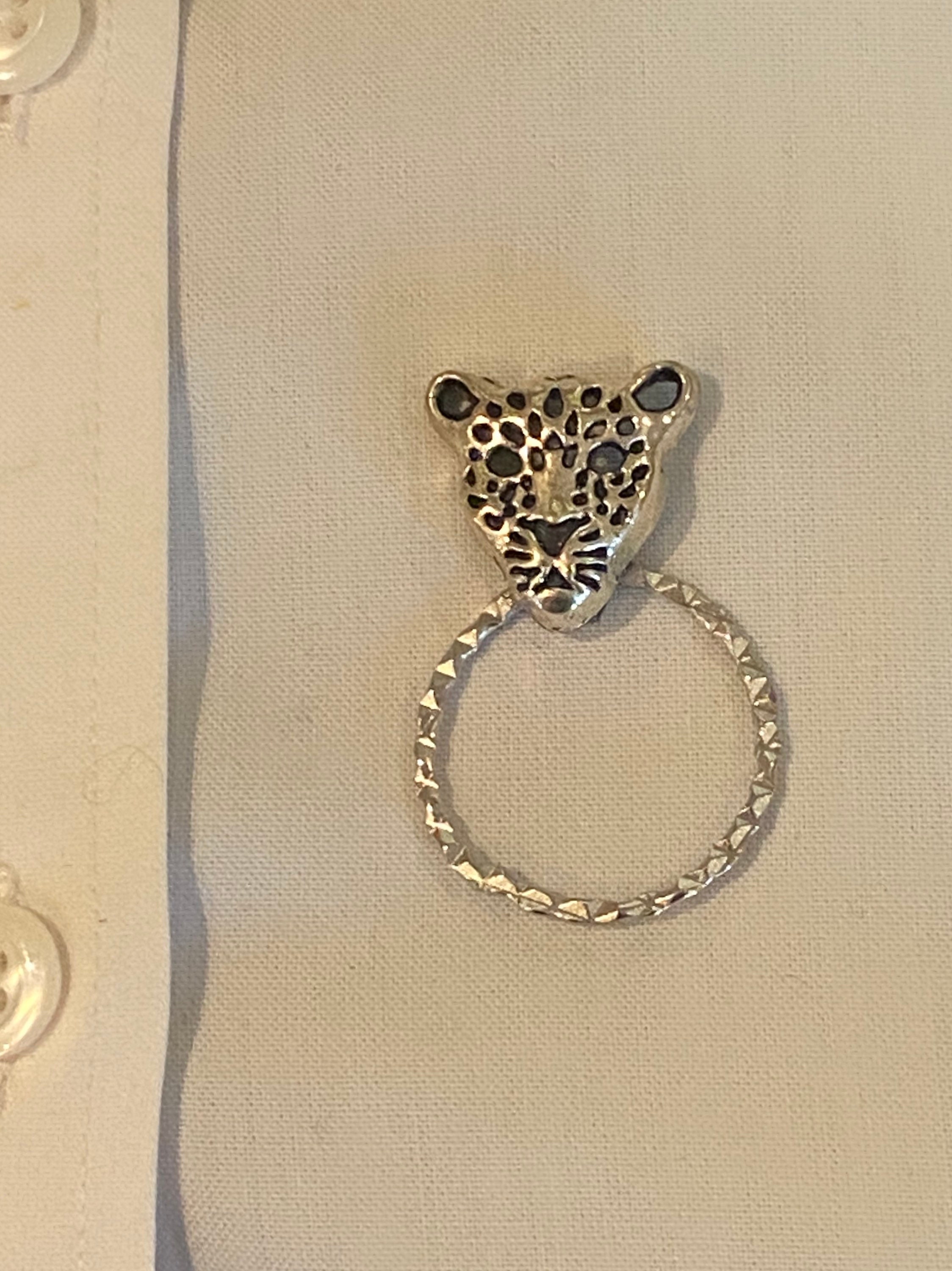 Eyeglass holder Sunglasses holder Badge holder Leopard Etsy