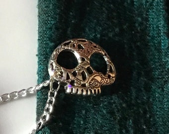 Sweater Pins: Sugar Half Skull