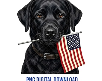Razze canine divertenti per il 4 luglio PNG, divertente clipart di cane patriottico nero, cane per il 4 luglio PNG (download digitale)