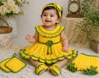 Vintage Dress & Bloomers Potholder Crochet Pattern PDF | DIY Crochet Gift | Instant Digital Download