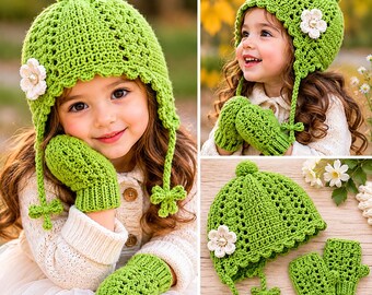 Handmade Crochet Berry Hat Set Pattern
