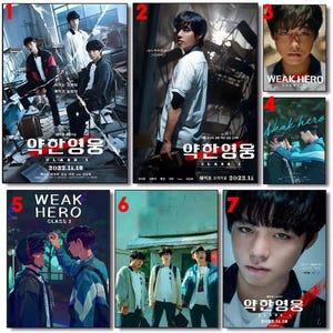 Weak Hero Class 1 Poster art wall home living room bedroom bar aesthetic decoration