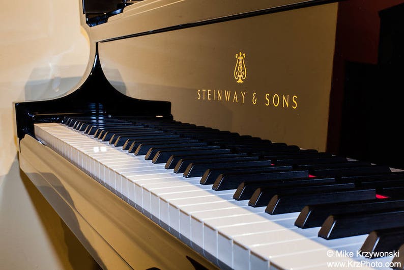 Black Steinway Grand Piano Keyboard Photo Picture Fine Art | Etsy