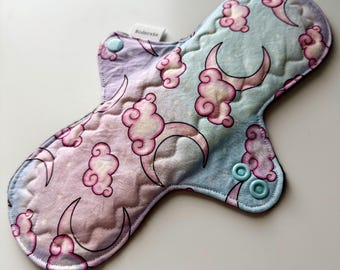 Reusable Cloth Menstrual Pad | Washable Period Pad | Moon Cloud Gradient