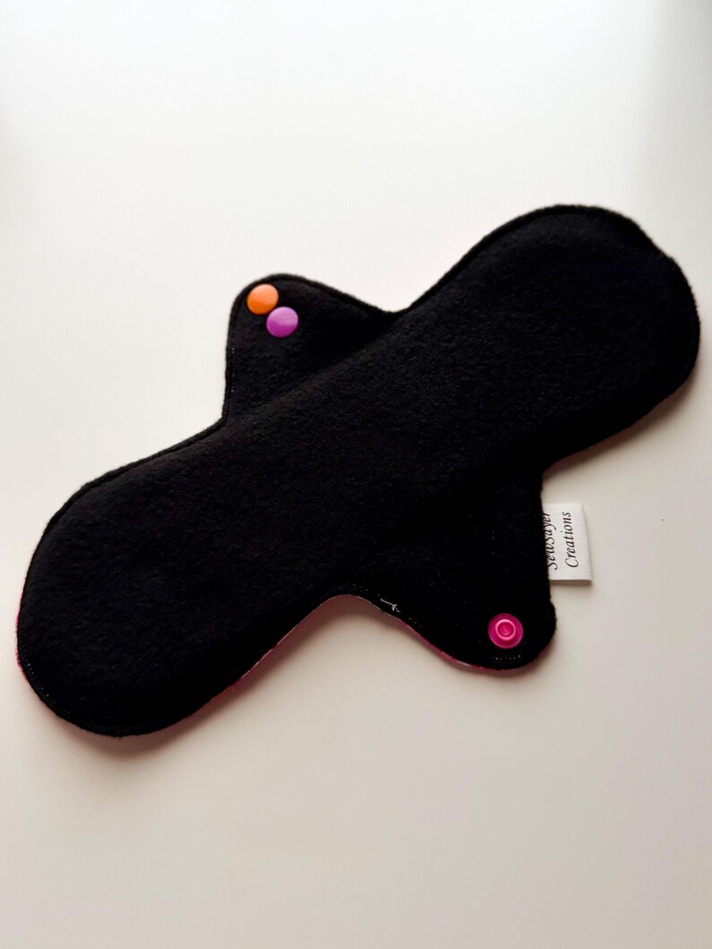 Reusable Cloth Menstrual Pad | Washable Period Pad | Disco Pink bild 2
