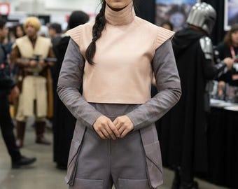 Female Mandalorian Custom Flight Suit – Boba Fett Inspired Bounty Hunter Vanguard Outfit