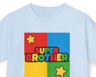 Retro Brother Shirt, Funny Graphic Tee, Cool Brother Gift, Matching Family Tee
