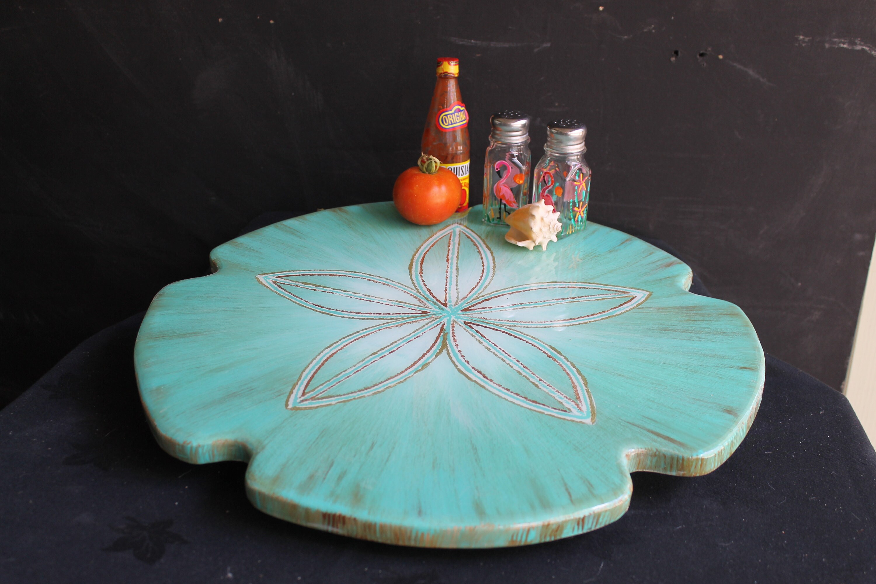 Lazy Susan 18 Sand Dollar Turntable House warming Etsy