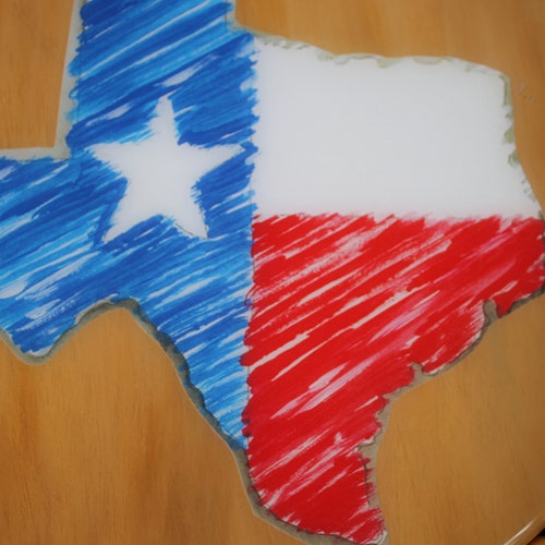 Texas Housewarming Gift, Lazy Susan Turntable, 12 inches, Texas Gift, Texas Realtor Gift, Resin Coated, Hand Made from shops Wood by Janet Dineen