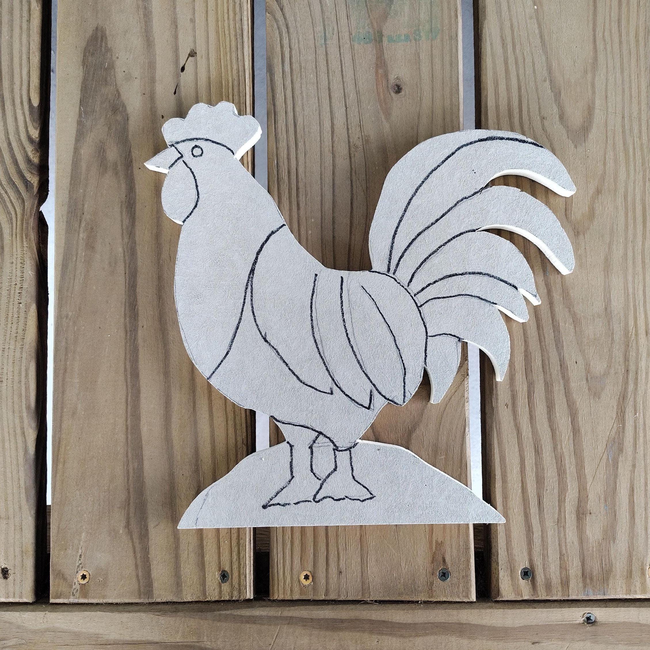 Chicken mom gift. Chicken coop art. Waterproof. Ready to add your ceramic or glass Tiles.