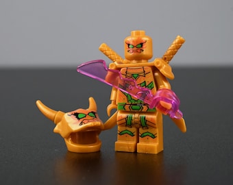 Ninjago Golden Oni Lloyd Minifigure – Ideal Kids Birthday Gift for Building Block Fans