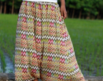 Long harem pants, streetwear pants, home pants, hip hop pants, gypsy pants, folk pants, tribe pants, earth tones, custom pants, modest pants