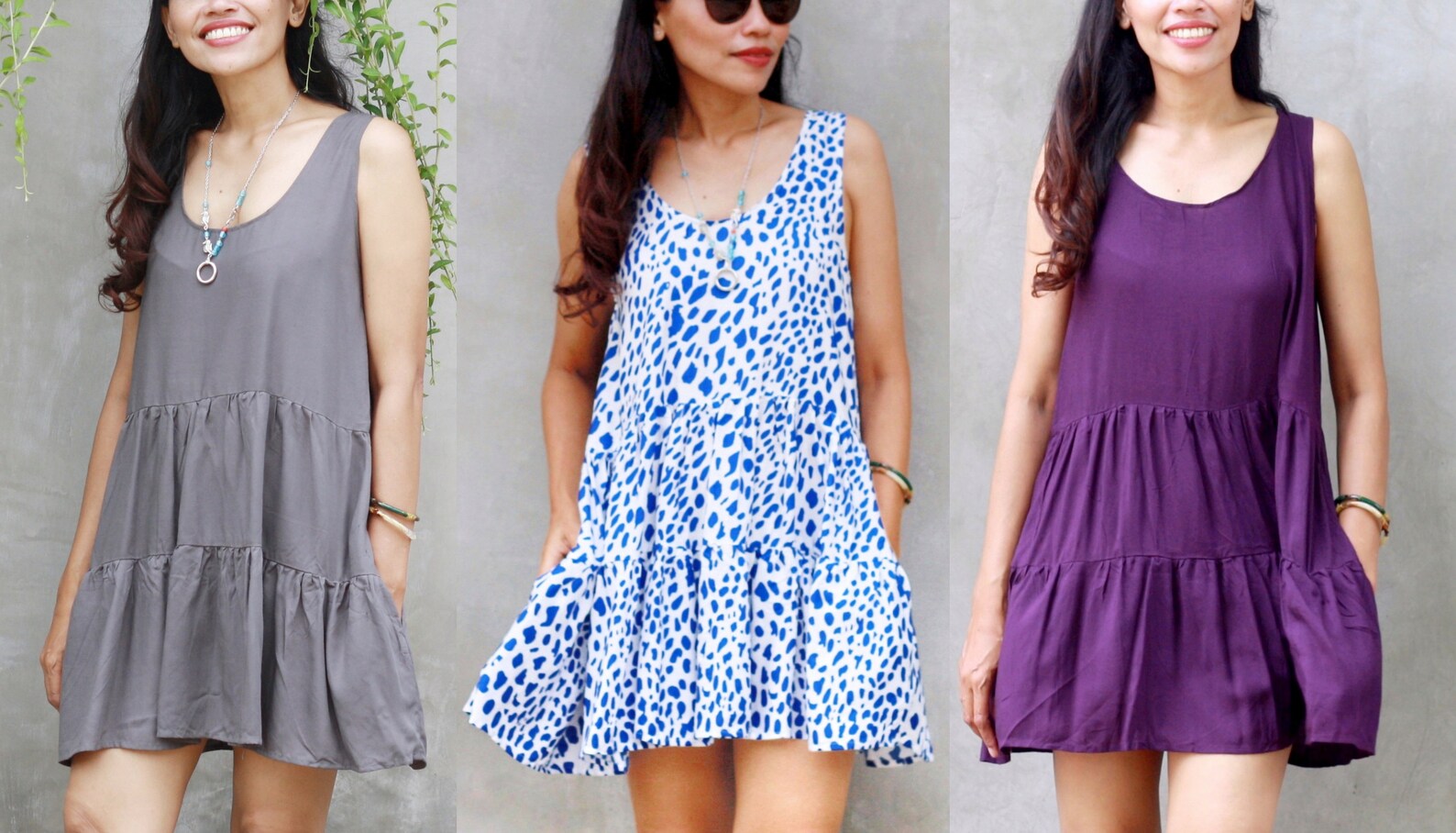 Baby Doll Mini Dress with Ruffle Detail