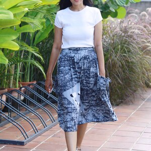 Mid calf skirt, custom length skirt, grunge skirt, Y2K midi skirt, 80s skirt, 90s midi skirt, funky skirt, urban skirt, fashion skirt image 6