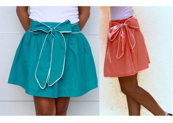 Mini Skirt With Belt Short Bridesmaid Skirt Girly Skirt - Etsy