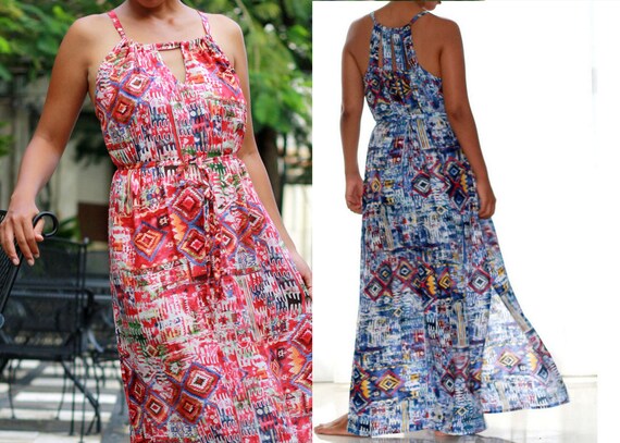Beach Maxi Dress With Belt Sheath Dress Sack Dress Traveling Dress Strap Dress Strappy Dress Cami Dress Long Sundress Stylish Dress Etsy Canada
