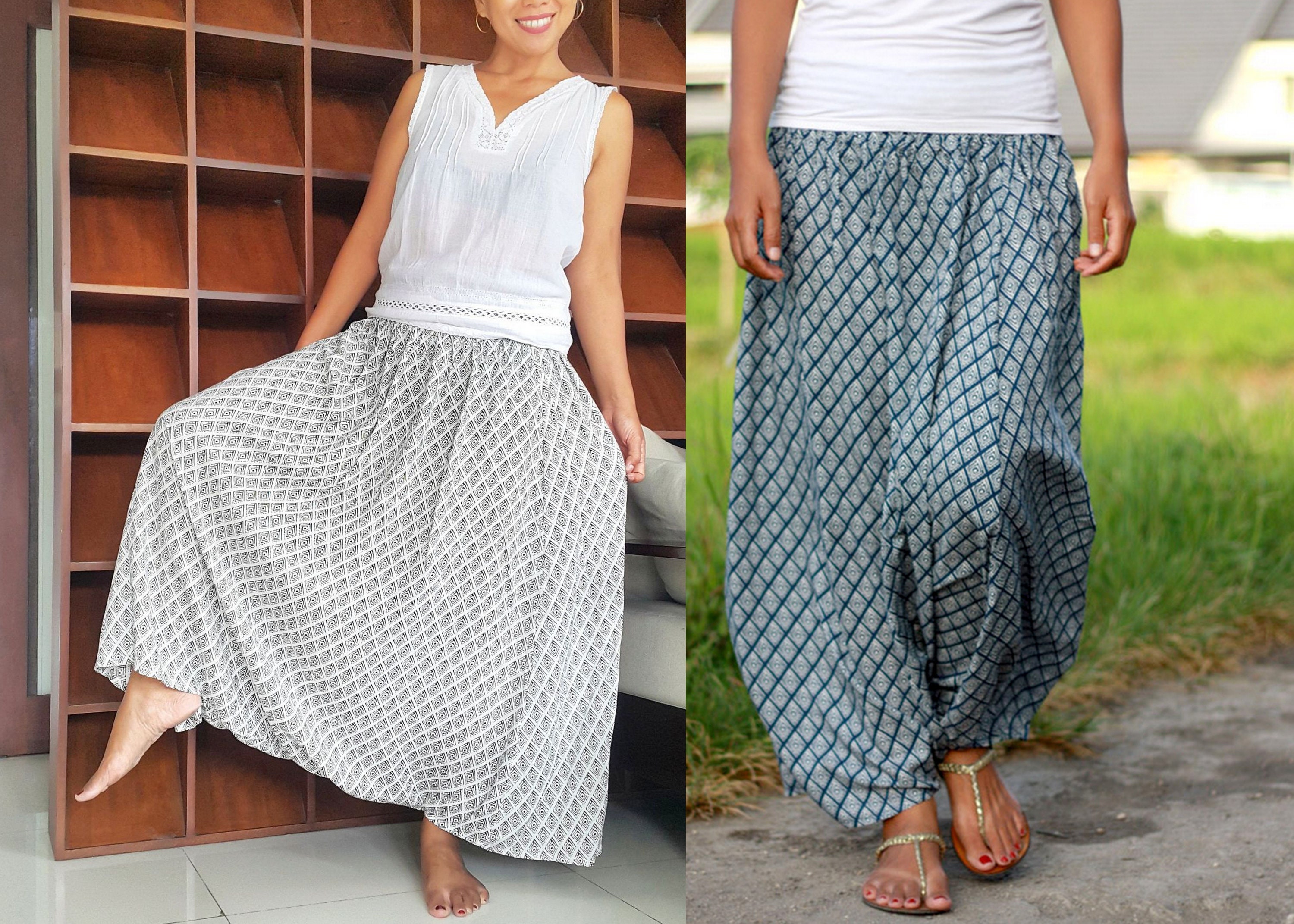 Diamond Harem Pants Plus Size Women 