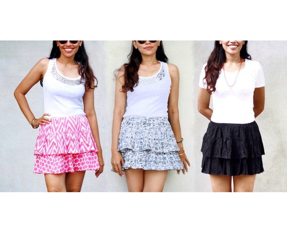 WAYS TO WEAR THE RUFFLE MINI SKIRT