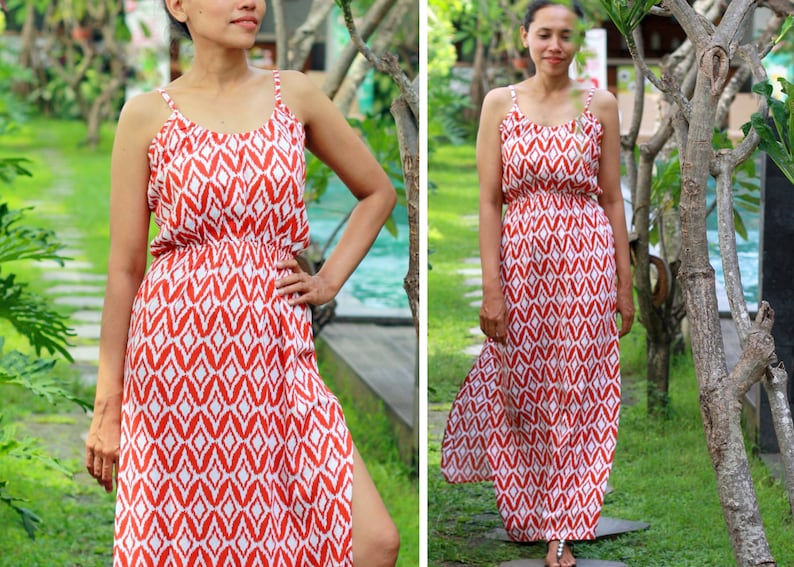 red singlet dress
