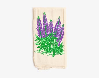 Lupine Tea Towel