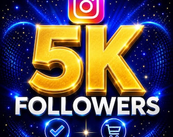 5000 seguidores en Instagram / Solución de crecimiento premium / Servicio de confianza