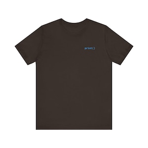 Koszulka „Nie debuguję, drukuję” () – zabawny programista, humorystyczny t-shirt