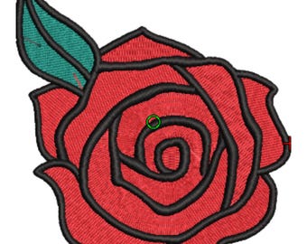 Fichier de broderie pour écusson rose, fichier d'écusson. Ceci n'est PAS un écusson fini. Fichier SEULEMENT.