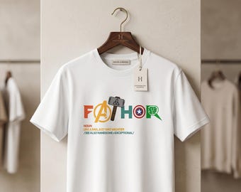 Fathor Superhero Dad T-Shirt | Avengers Inspired Father's Day Gift