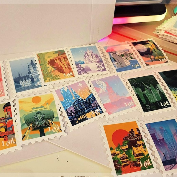 FFXIV Zone Stamp Stickers