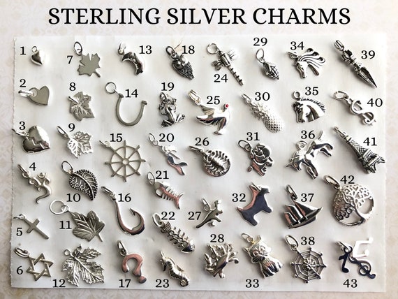 Buy silver charms discount