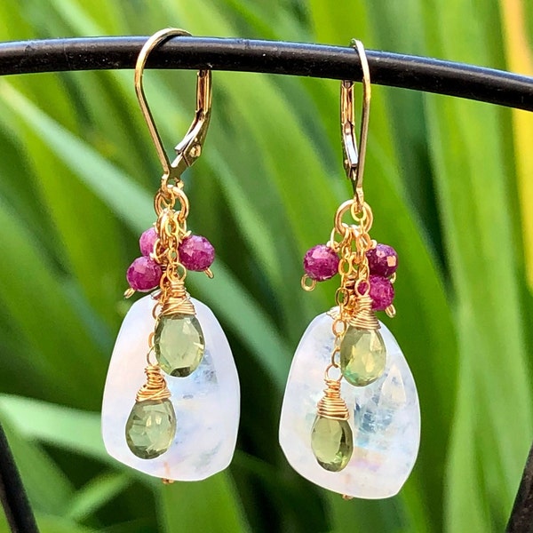 Peridot Moonstone Etsy