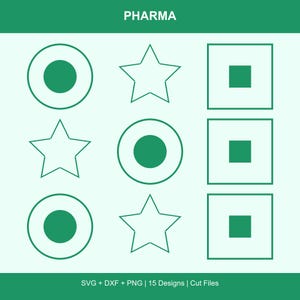 Pharmacy Tech SVG Bundle - 15 Cut Files for Cricut and Silhouette