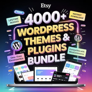 Pacchetto completo con oltre 4000 temi e plugin per WordPress / Accesso digitale a vita (download)