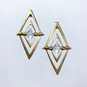 Crystal Spinner earrings