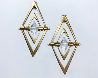 Crystal Spinner earrings