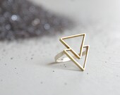 Double Triangle ring