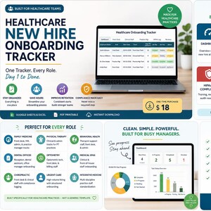 Healthcare Employee Onboarding Tracker: Training and Credential Log