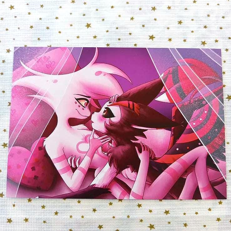 Angel dust hazbin hotel poster - Etsy 日本