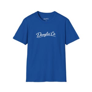 Danglin Co. script logo T-Shirt | minimalist brand tee, retro cursive shirt