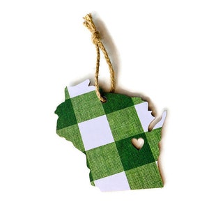 Wisconsin Ornament: Grünes Souvenir