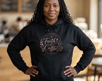 Faith Coffee Mama Hoodie | Cozy Christian Sweatshirt for Women
