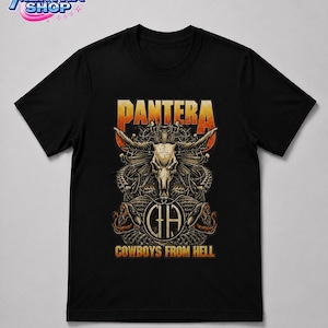 Pantera Vintage T-Shirt | Cowboys From Hell Shirt | Gift Merch Sweatshirts Hoodie