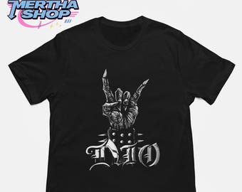 Dio T-Shirt - Metal Music Shirt - Sacred Heart - Ronnie James Dio - Dio Merch - Unisex Rocker Clothing