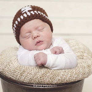 Crochet Football Hat